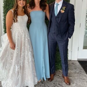 Bridesmaids Dress - Moody Blue Azazie